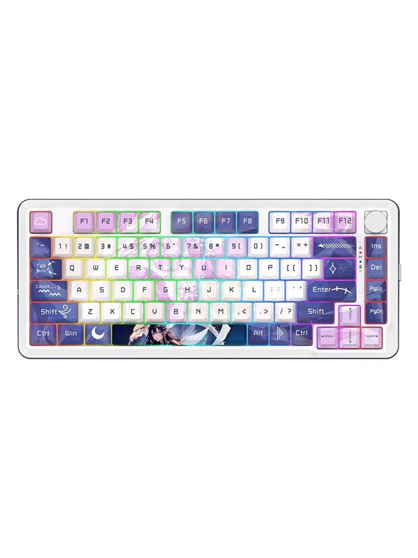 REDRAGON K681ACG-RGB-PRO Cyrus keyboard - Pelinäppäimistö - Englanti (US) - Valkoinen