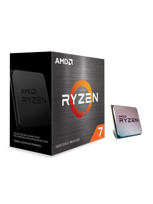 AMD Ryzen 7 5700 Wraith Stealth CPU - 8 ydintä - 3.7 GHz - AMD AM4 - AMD Boxed (jäähdyttimen kanssa)