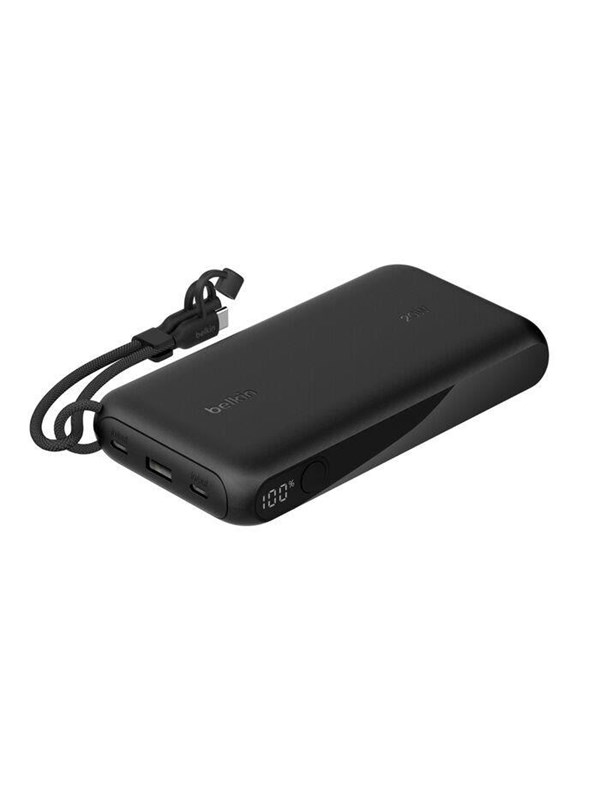 Belkin 20k PD20W Power Bank with Display Black Powerbank - musta - 20000 mAh