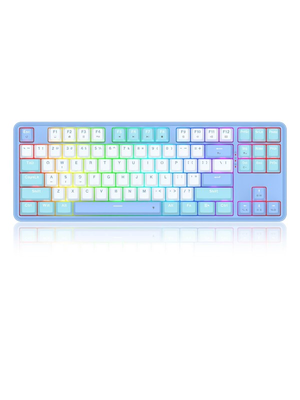 REDRAGON K707WBB-RGB StarBlade keyboard - Pelinäppäimistö - Englanti (US) - Sininen