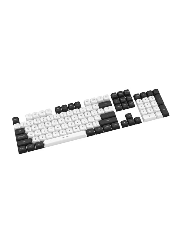 REDRAGON A132 PBT Doubleshot - Näppäimistöhatut - Englanti (US) - Musta