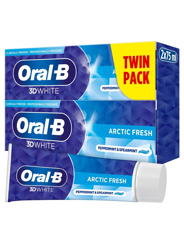 Oral-B Hammastahna 3DW Arctic Fresh - 2x75ml