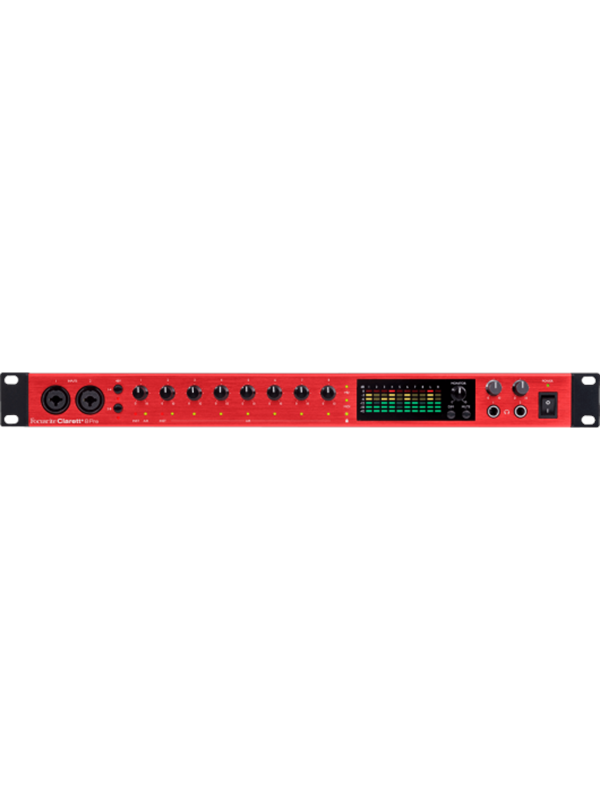 Focusrite Clarett+ 8Pre - 18 in / 8 out USB-C audio interface with analog air-circuit