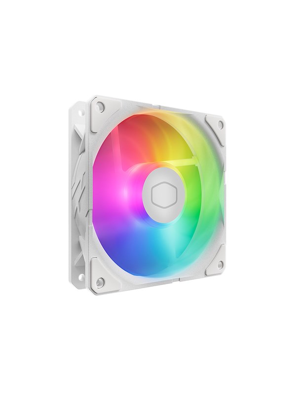 Cooler Master SickleFlow Edge 120 ARGB White Edition - 120mm - Valkoinen, RGB-valolla