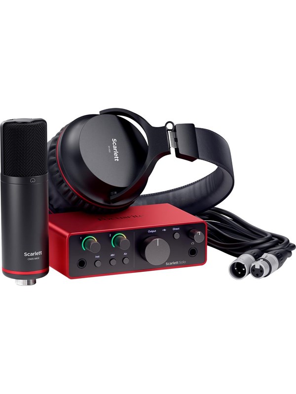 Focusrite Scarlett Solo Studio Kit - 4th Gen