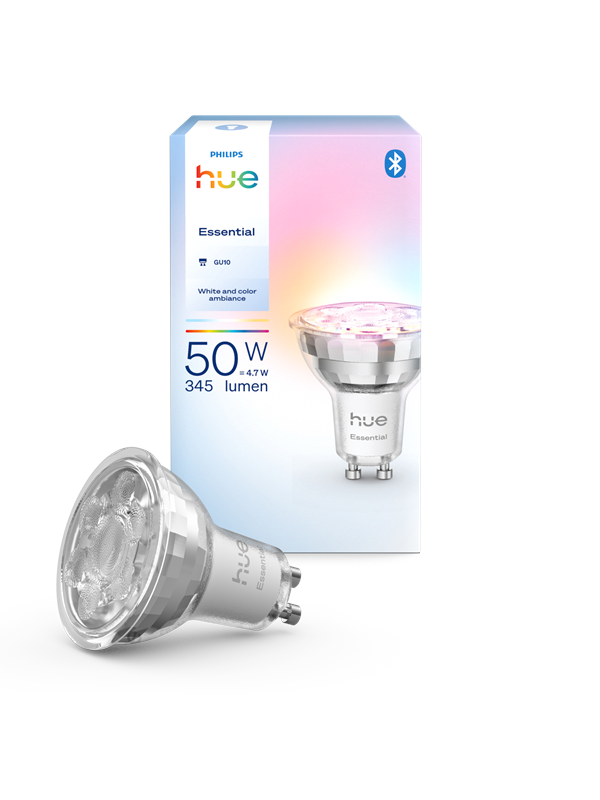 Philips Hue Essential GU10 - älykäs kohdelamppu - 345 lm - 4,7 W