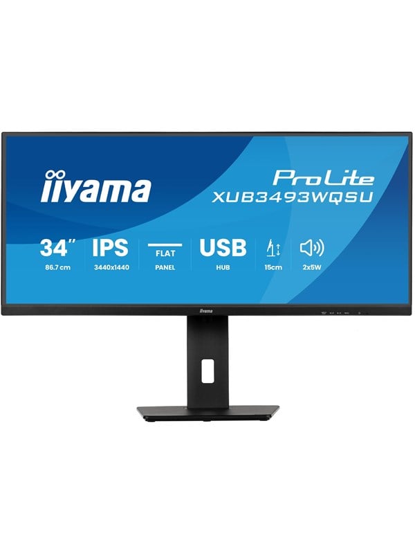 34" iiyama ProLite XUB3493WQSU-B6 - 3440x1440 - 120Hz - IPS