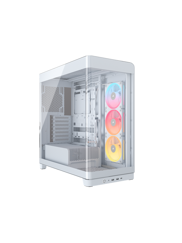 Corsair FRAME 4500X LX-R RGB White - Kotelot - Miditower - Valkoinen