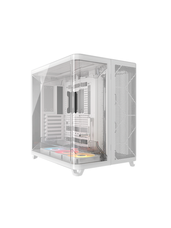 Corsair AIR 5400 RS-R ARGB White - Kotelot - Miditower - Valkoinen
