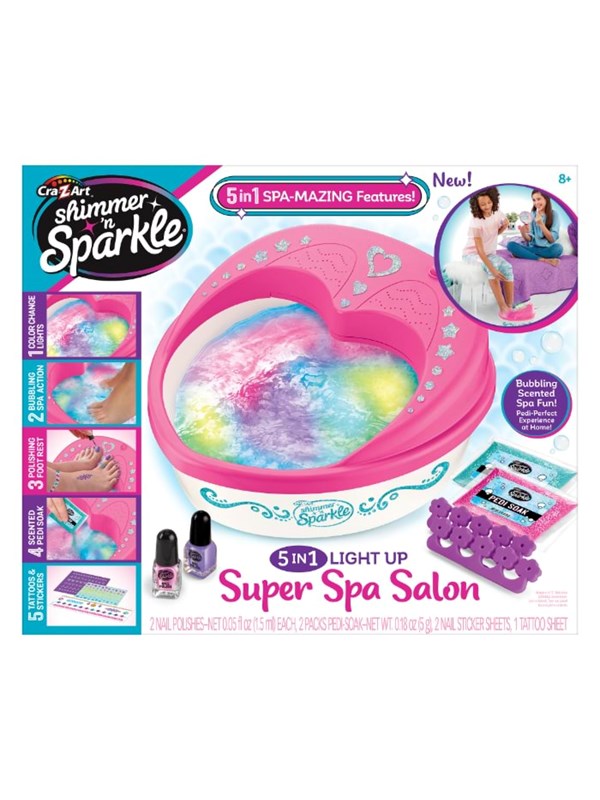 Shimmer n Sparkle 5 IN 1 LIGHT UP SPA SALON