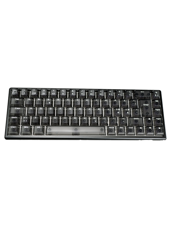 Arbiter Polar 65 HE - Phantom Black - Pelinäppäimistö - ilman numpadia - Pohjoismainen - Musta