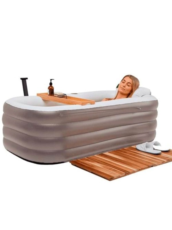 Pro Airtub - Ilmatäytteinen kylpyamme aikuisille - Space Grey