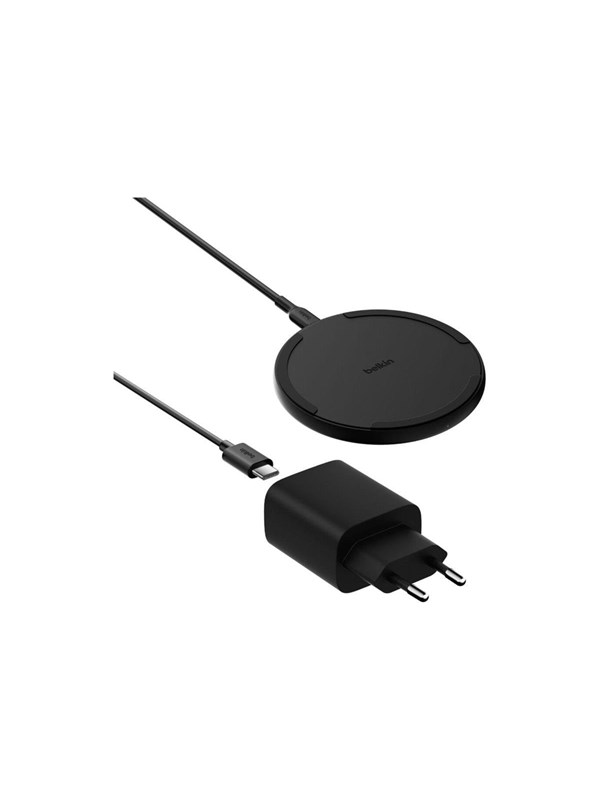 Belkin BoostCharge wireless charging pad - + AC power adapter - 15 Watt