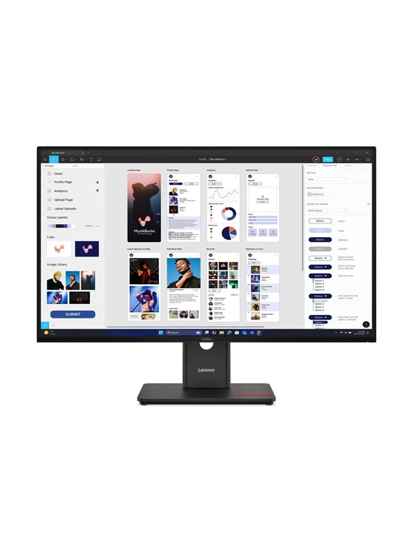 32" Lenovo ThinkVision T32UD-40 - 3840x2160 (4K) - 75Hz - IPS