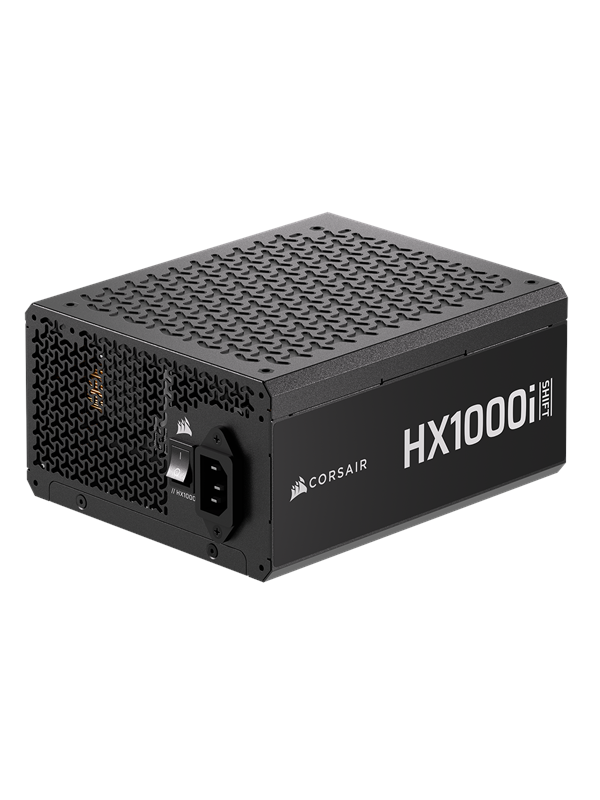 Corsair HX1000i SHIFT Virtalähde - 1000 Watt - 140 mm - ATX 3.1 - 80 Plus Platina sertifioitu