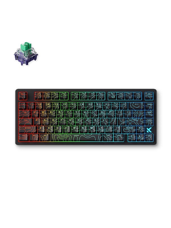 MCHOSE Jet 75 Kailh Magnetic God Hall Effect - Pelinäppäimistö - ilman numpadia - Englanti (US) - Musta
