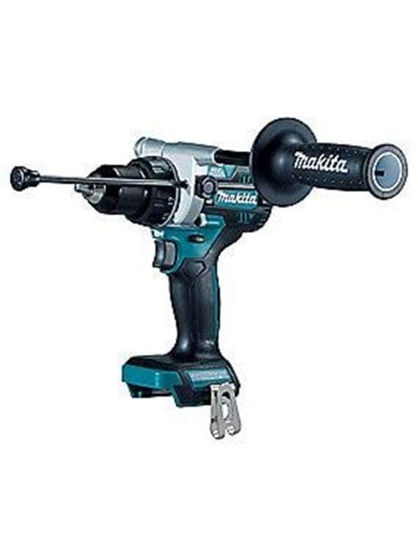 Makita iskuporakone 18V - DHP492Z, harjaton, 130/65Nm, 2 tehoasetusta, akku ja laturi - SOLO