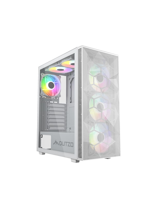 DUTZO C331 PWM ARGB - Kotelot - Miditower - Valkoinen