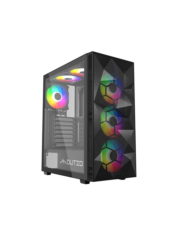 DUTZO C331 PWM ARGB - Kotelot - Miditower - Musta