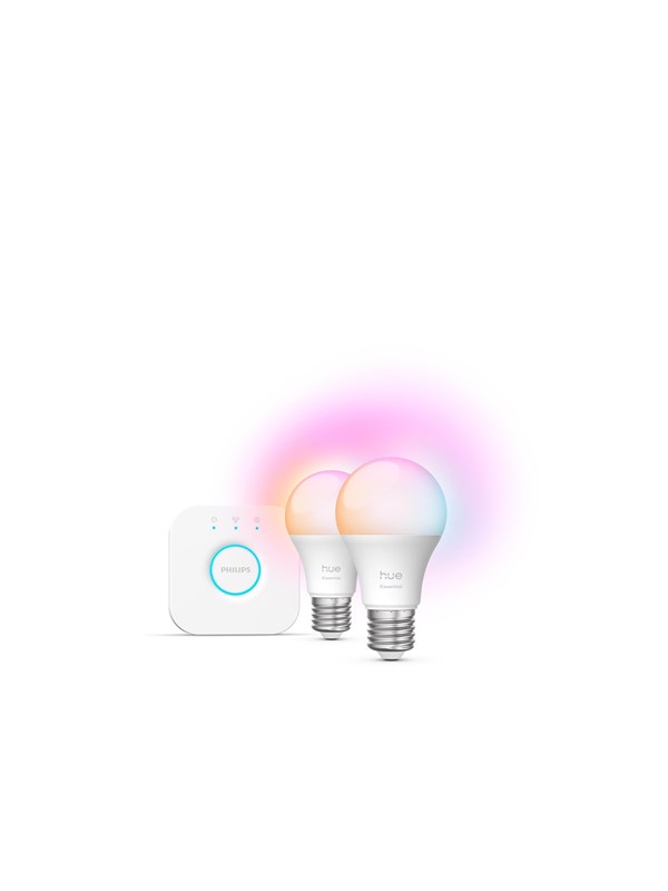 Philips Hue Essential aloituspakkaus: 2kpl E27-älylamppua (806 lm)