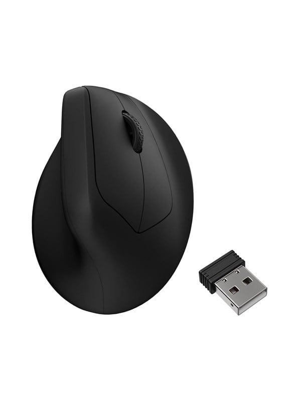 Keychron M5 Wireless Ergonomic - Ergonominen hiiri - Optinen - 5 painiketta - Musta