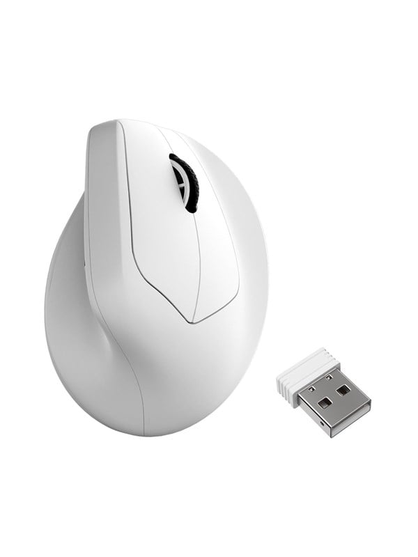 Keychron M5 Wireless Ergonomic - Ergonominen hiiri - Optinen - 5 painiketta - Valkoinen
