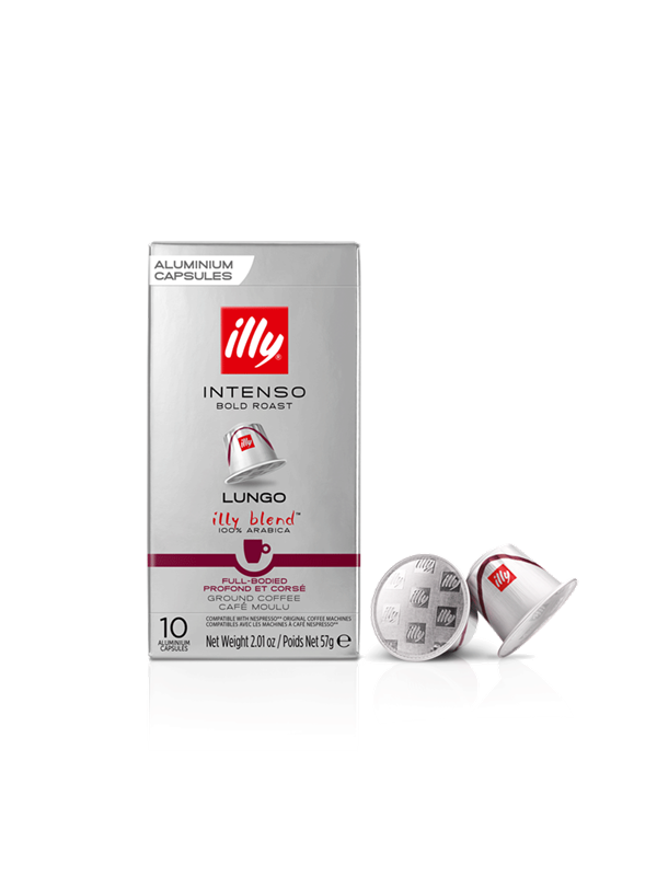 illy Nespresso Ground Intenso Lungo Capsules - 10 pcs