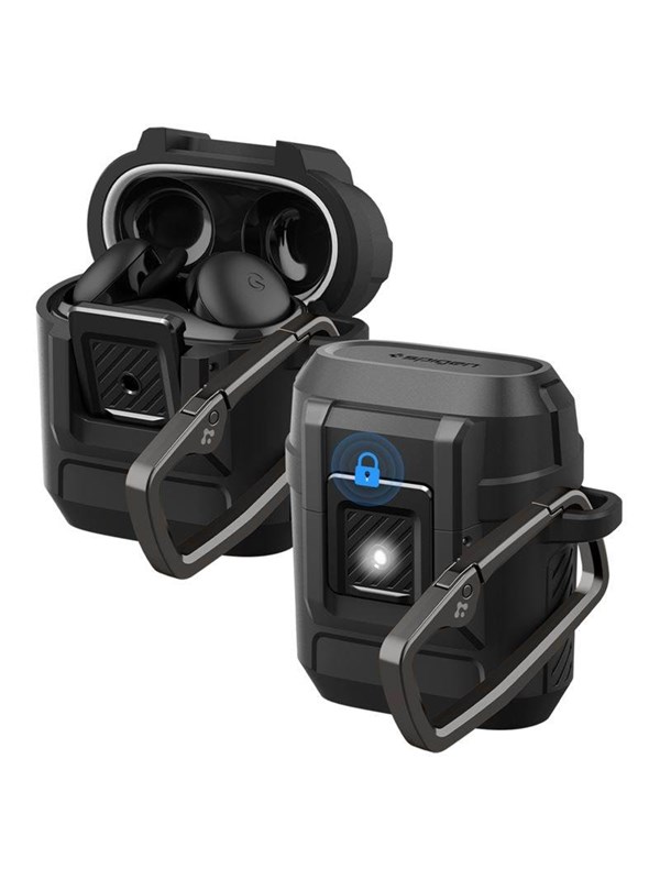 Spigen Lock Fit - matte black - Google Pixel Buds 2a