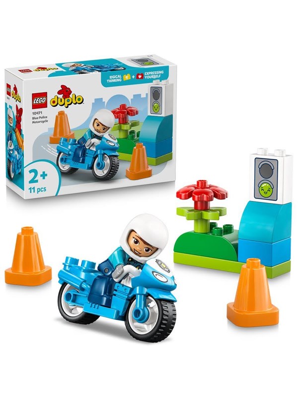 LEGO DUPLO 10471 Sininen poliisimoottoripyörä