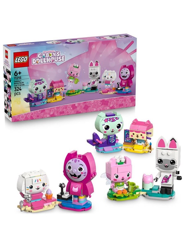 LEGO Gabbyn palikoista rakennettavat kissaystävät