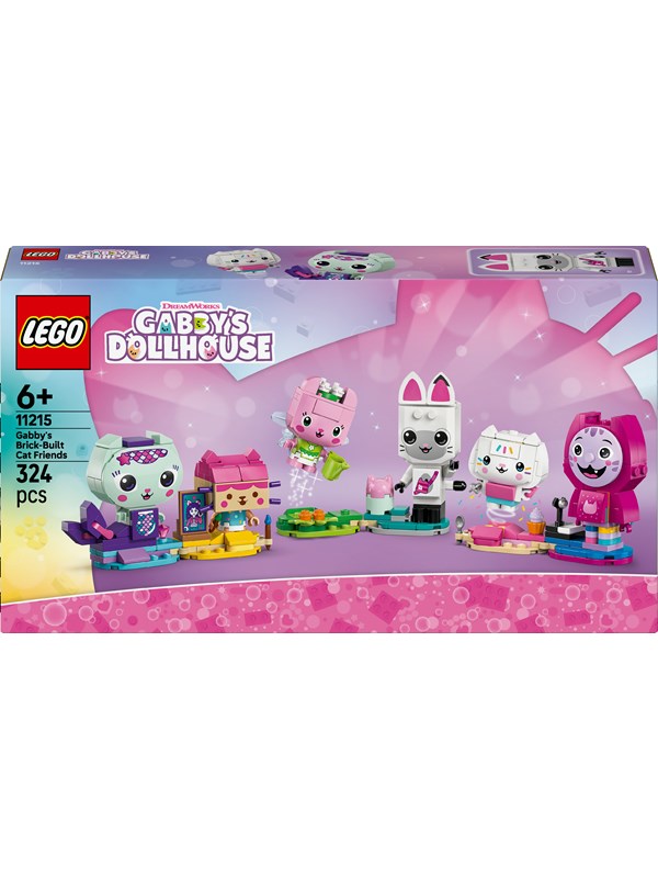 LEGO Gabbyn palikoista rakennettavat kissaystävät