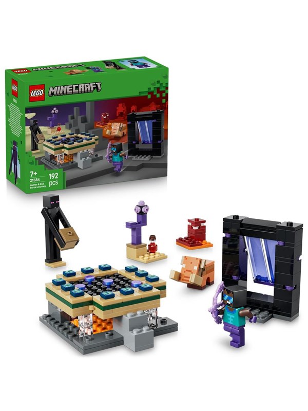LEGO Minecraft 21584 Matka Hornaportaaliin ja Ääriportaaliin