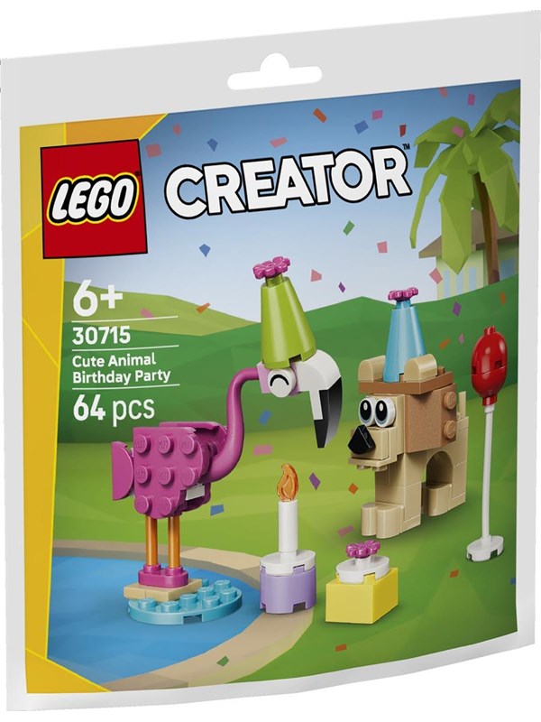 LEGO Creator 30715 Söpöjen eläinten synttärijuhlat