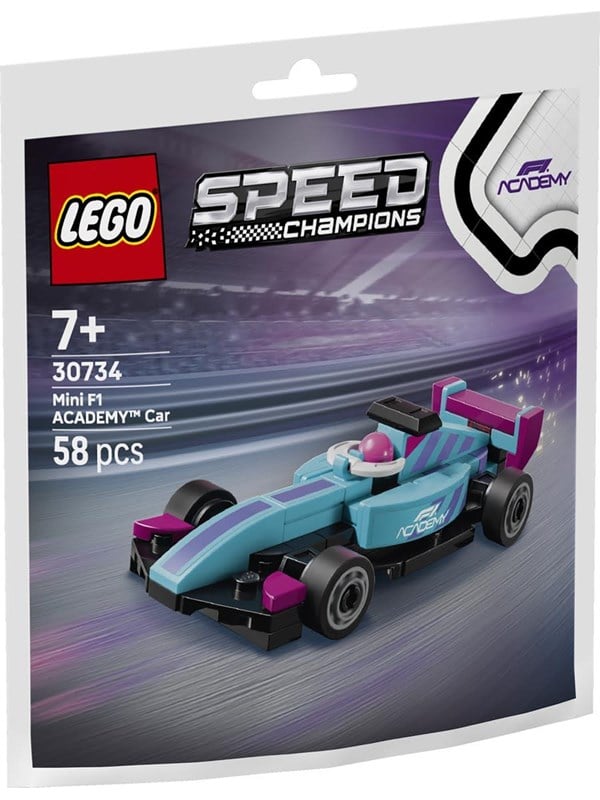 LEGO Speed Champions 30734 Minikokoinen F1 ACADEMY™ auto