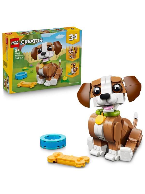 LEGO Creator 31382 Söpöt eläimet: Leikkisä koiranpentu