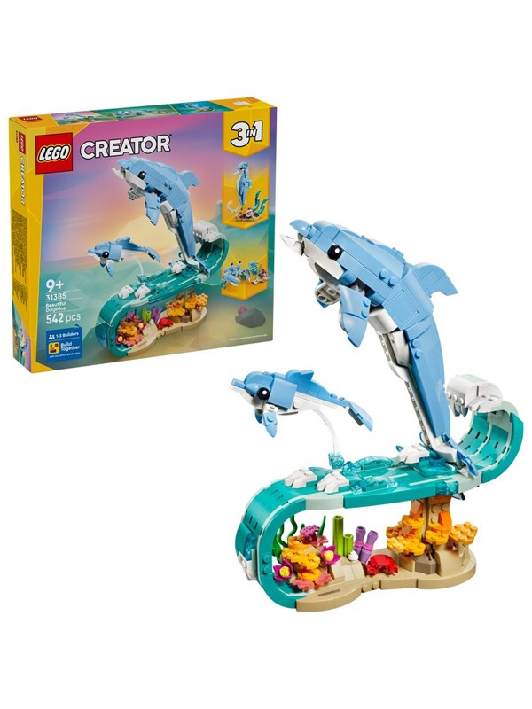 LEGO Creator 31385 Merieläimet: Söpöt delfiinit