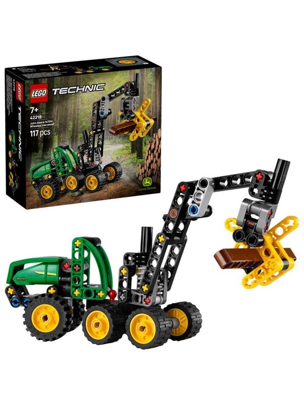 LEGO Technic 42218 Pyörillä varustettu John Deere 1470H ‑harvesteri