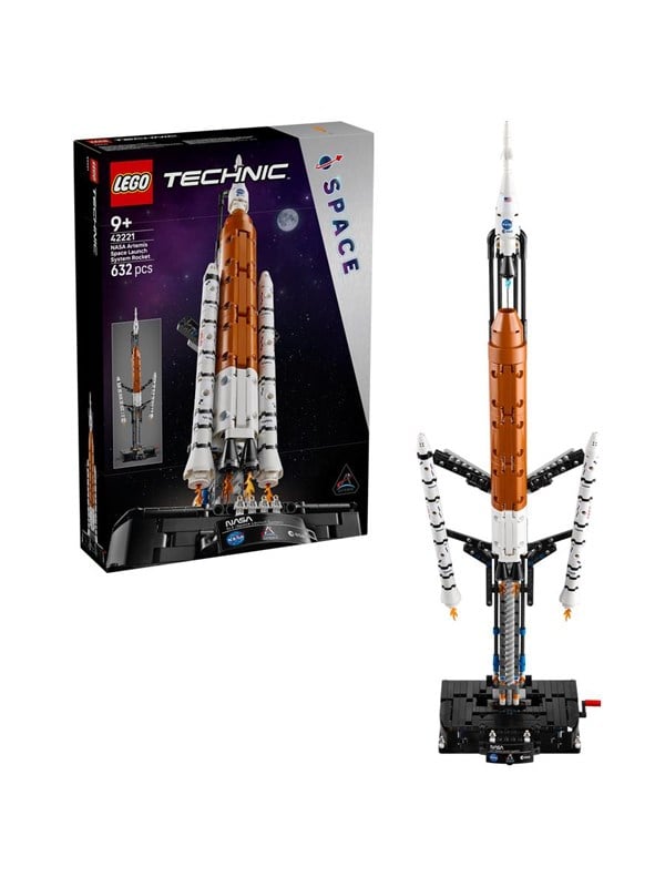 LEGO Technic 42221 NASA Artemis ‑laukaisujärjestelmän avaruusraketti