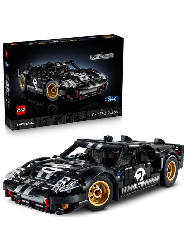 LEGO Technic 42223 1966 Ford GT40 MKII ‑kilpa-auto