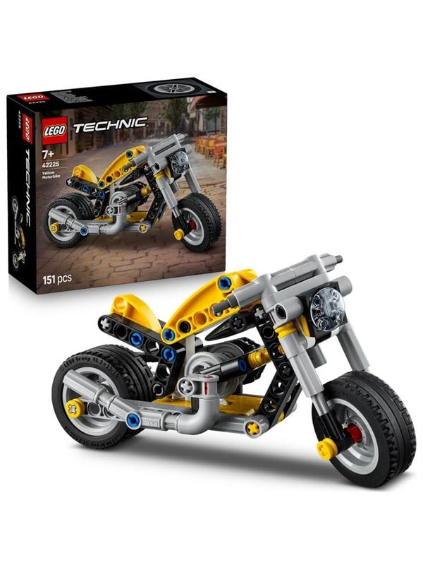 LEGO Technic 42225 Keltainen moottoripyörä