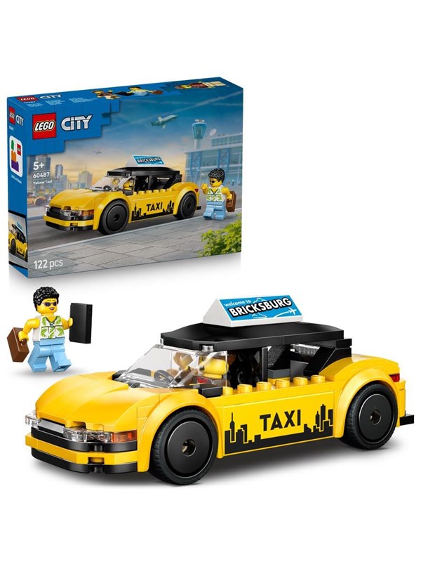 LEGO City 60487 Keltainen taksi
