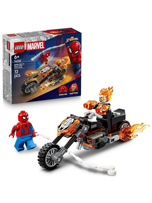 LEGO Marvel 76335 Spider-Man vastaan Aaveajajan moottoripyörä
