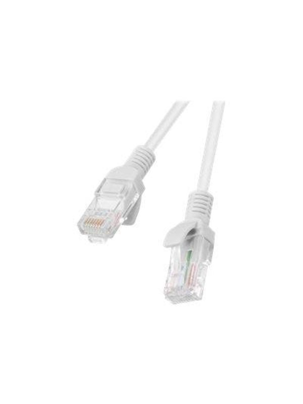 Lanberg patch cable - 50 cm - grey RAL 7035 - Harmaa - 0.5m