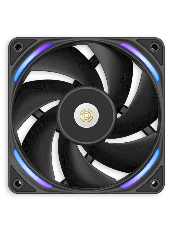 NZXT F120X Performance Fan - Kotelotuuletin - 120mm - Musta RGB LED valolla - 41 dBA