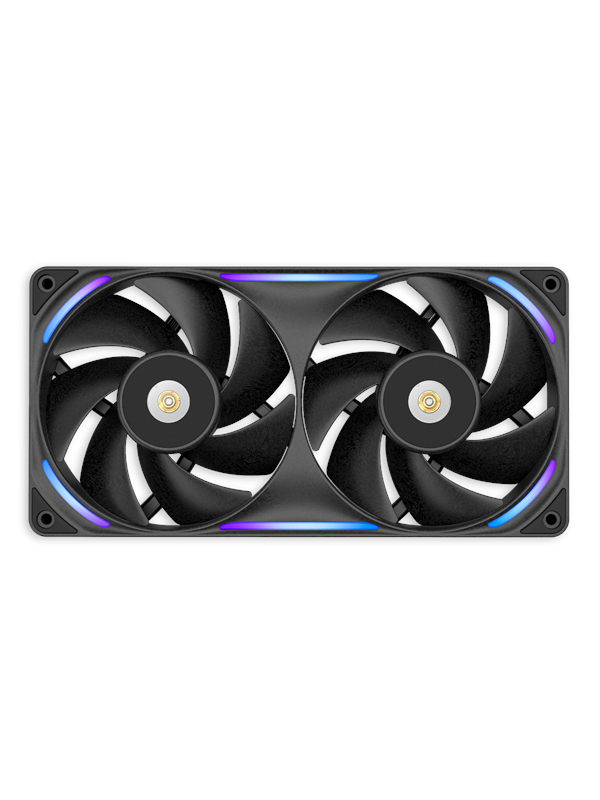 NZXT F240X - Kotelotuuletin - 240mm - Musta RGB LED valolla - 41 dBA