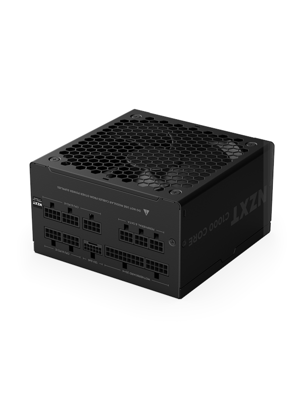 NZXT C1000 Core Virtalähde - 1000 Watt - 135 mm - ATX 3.1 - 80 Plus Kulta sertifioitu