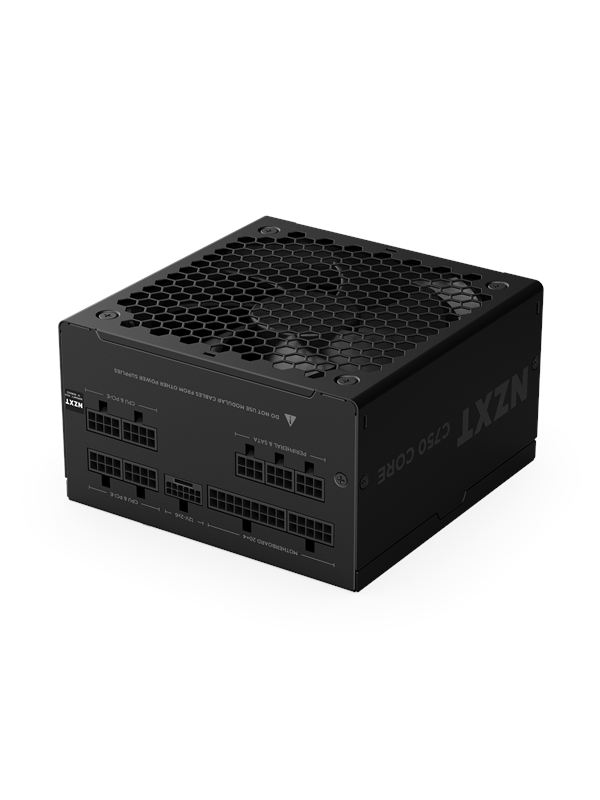 NZXT C750 Core Virtalähde - 750 Watt - 135 mm - ATX 3.1 - 80 Plus Kulta sertifioitu