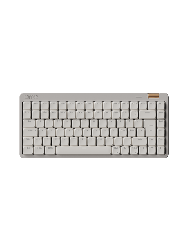 Lofree FLOW Lite 84 Marble Grey - Näppäimistö - ilman numeronäppäimiä - Pohjoismainen - Harmaa