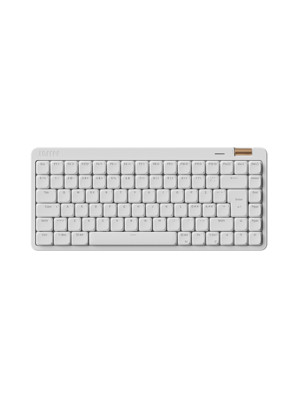 Lofree FLOW Lite 84 Off White - Näppäimistö - ilman numeronäppäimiä - Pohjoismainen - Valkoinen