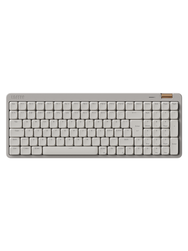 Lofree FLOW Lite 100 Marble Grey - Näppäimistö - Pohjoismainen - Harmaa